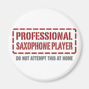 Aimant Joueur de saxophone professionnel