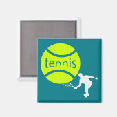 Aimant Joueur de tennis (Recto/Verso)