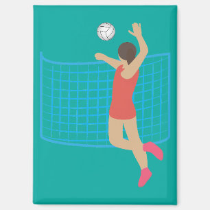 Aimant Joueur de volley-ball