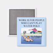 Aimant joueur de water-polo (Recto/Verso)