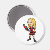 Aimant Joueur du personnel de l'île Viola Krawk (Recto/Verso)