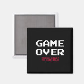 Aimant Joueur Game Over (Recto/Verso)