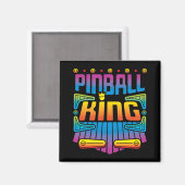 Aimant Joueur Pinball King Arcade (Recto/Verso)