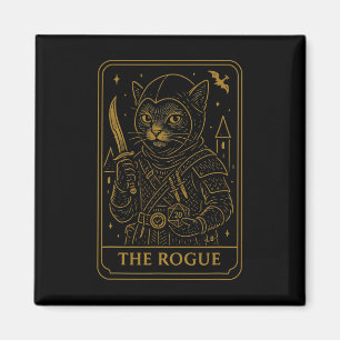 Aimant Joueur Rpg Rogue D20 Dés Nerd Geek Chat Hommes Fem