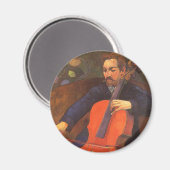 Aimant Joueur Schneklud Portrait par Paul Gauguin (Recto/Verso)
