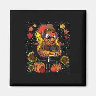 Aimant Joueur Thanksgiving Jour jeu vidéo Joueur