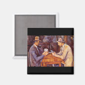 Aimant Joueurs de cartes_impressionnistes (Recto/Verso)