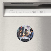 Aimant Joueurs De Cartes Par Paul Cézanne (Meilleure Qual (In Situ (Lave-vaisselle))