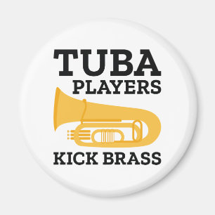 Aimant Joueurs Tuba en laiton