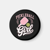 Aimant Joueuse de pickleball fille (Devant)