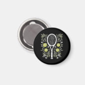 Aimant Joueuse de tennis (Recto/Verso)