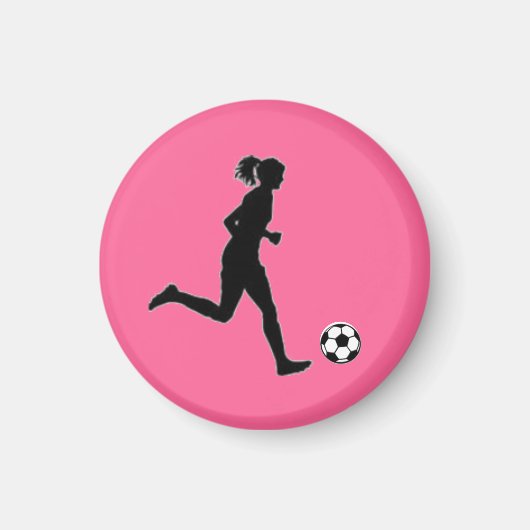 Aimant Joueuse TAG (Femme) - Rose-L (Devant)