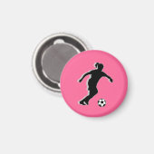 Aimant Joueuse TAG (Femme) - Rose-L (Recto/Verso)
