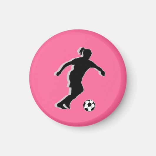 Aimant Joueuse TAG (Femme) - Rose-L (Devant)