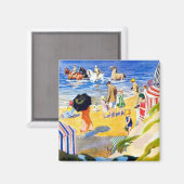 Aimant Jour à la plage (Recto/Verso)