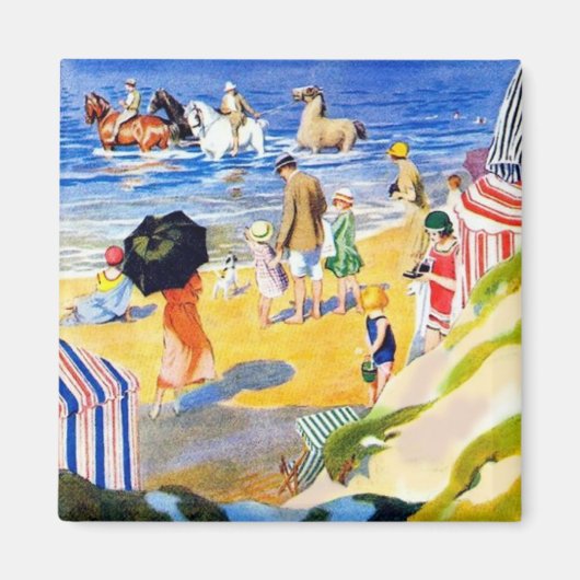 Aimant Jour à la plage (Devant)
