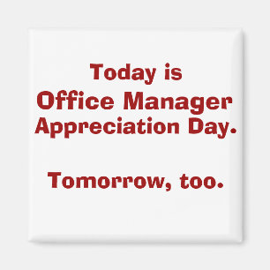 Aimant Jour d'appréciation de directeur de bureau