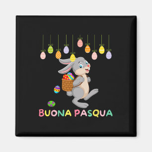 Aimant Jour de chasse aux œufs Italien Joyeuses Pâques It