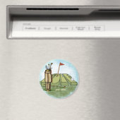 Aimant Jour de golf (In Situ (Lave-vaisselle))