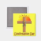 Aimant Jour de la confirmation catholique pour les enfant (Recto/Verso)