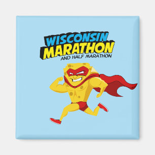 Aimant Jour de la course du Marathon du Wisconsin