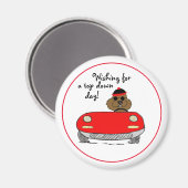 Aimant Jour de la marmotte | Haut vers le haut (Recto/Verso)