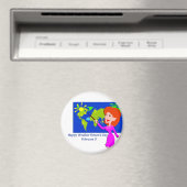 Aimant Jour de la personne météorologique 5 février (In Situ (Lave-vaisselle))