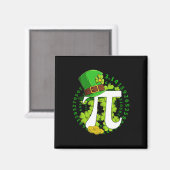 Aimant Jour de la Saint-Patrick Joyeuse Journée Pi Mathém (Recto/Verso)