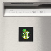 Aimant Jour de la Saint-Patrick Joyeuse Journée Pi Mathém (In Situ (Lave-vaisselle))