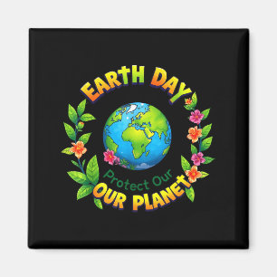Aimant Jour de la Terre 2025 Terre Heureuse Jour de la Te