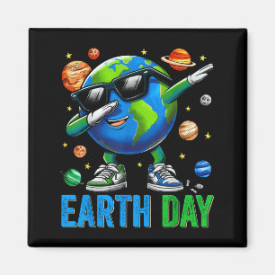 Aimant Jour de la Terre Drôle Dab Dandinant Terre Tout-Pe
