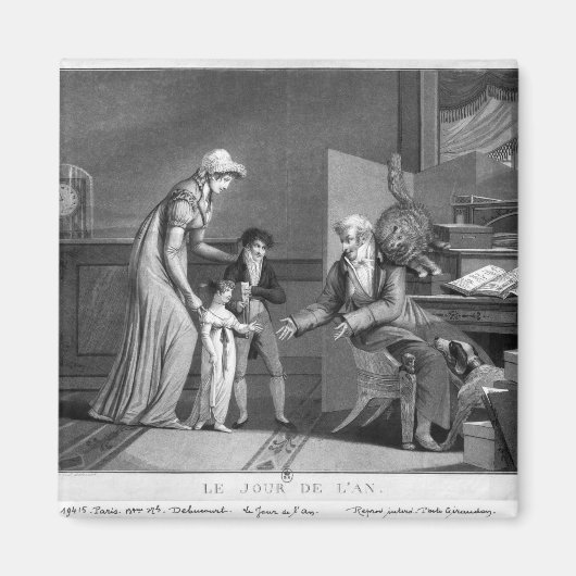 Aimant Jour de l'An 1807 (Devant)