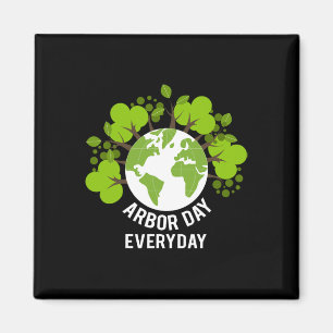 Aimant Jour de l'Arbour Jour de la Terre Planète Annivers