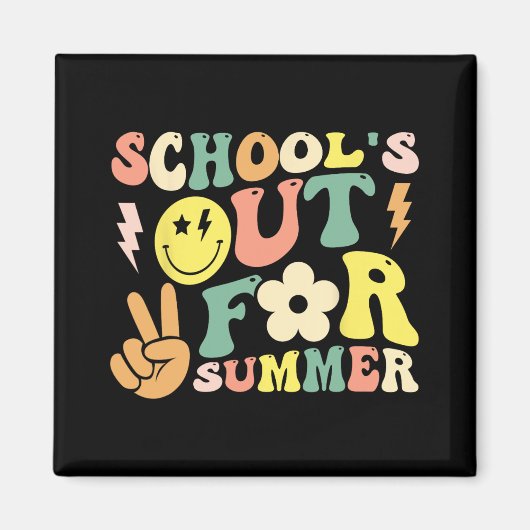 Aimant Jour De L'École Super Sortie Pour Les Enseignants (Devant)