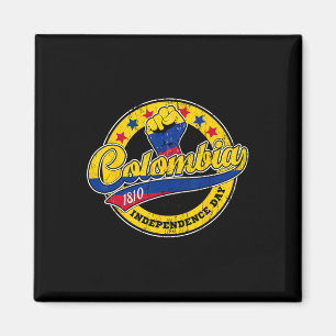 Aimant Jour de l'indépendance Drapeau de la Colombie Styl