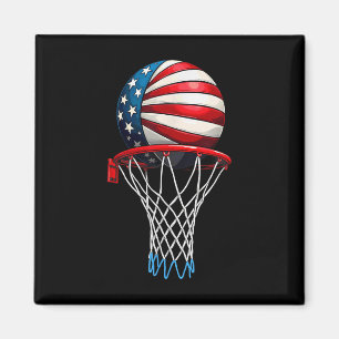 Aimant Jour de l'indépendance du basket-ball américain Dr