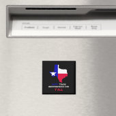 Aimant Jour de l'indépendance du Texas (In Situ (Lave-vaisselle))