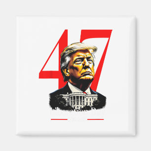 Aimant Jour de l'investiture du président Trump 2025 Libé
