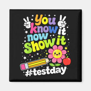 Aimant Jour de motivation pour les enseignants de tests d