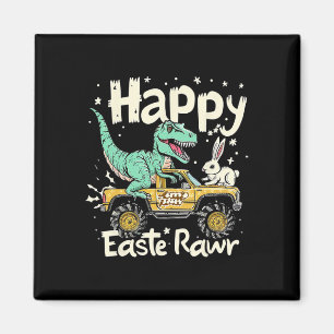 Aimant Jour de Pâques Dinosaur Drôle Happy Eastrawr T Rex