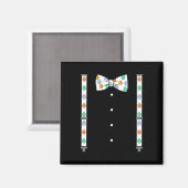 Aimant Jour De Pâques Oeufs Suspendants Et Bow Cravate Fu (Recto/Verso)