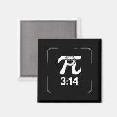 Aimant Jour de Pi 14 mars Math Nerd Tarte Nourriture Cade (Recto/Verso)