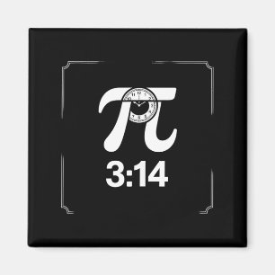 Aimant Jour de Pi 14 mars Math Nerd Tarte Nourriture Cade