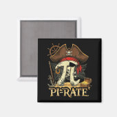 Aimant Jour de pirate évalué 314 professeur de mathématiq (Recto/Verso)