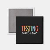 Aimant Jour de test Administrateurs des enseignants de l' (Recto/Verso)