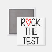 Aimant Jour de test de l'enseignant de test Jour de test (Recto/Verso)
