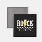 Aimant Jour de test de l'État Staar Rock The Test ABCD En (Recto/Verso)