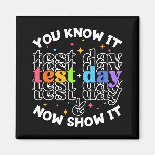 Aimant Jour de test Jour de test Enseignant Jour de test
