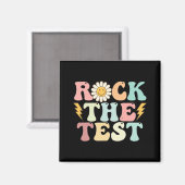 Aimant Jour de test Jour de test Retro Super de l'enseign (Recto/Verso)