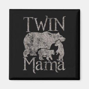 Aimant Jour des mères désespérées de maman Twin Mama